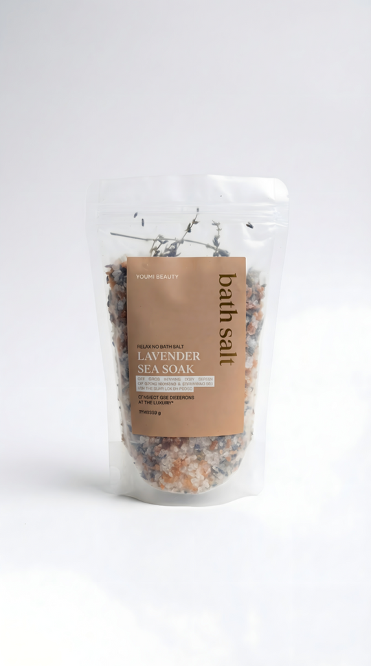 Himalayan Lavender Bath Salts – Relaxing Lavender Sea Soak (500g)
